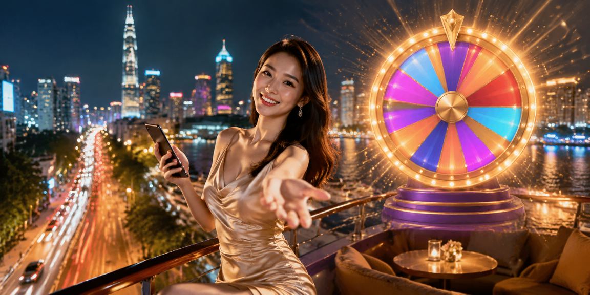 Khung cảnh bốc thăm trúng thưởng đêm neon tại TP. Hồ Chí Minh dành cho thành viên VIP