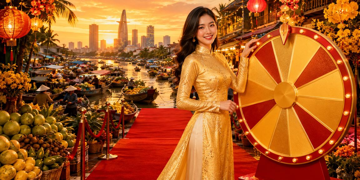 Không gian cược casino Việt Nam với ánh đèn lung linh và bàn chơi sôi động vào buổi tối